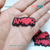 Aplique em EVA Amor. Pacote com 20un - Imagem 2