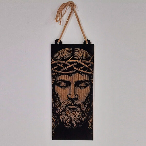 Plaquinha Quadro Religioso Jesus - Imagem 2