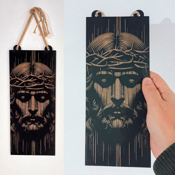 Plaquinha Quadro Religioso de Jesus