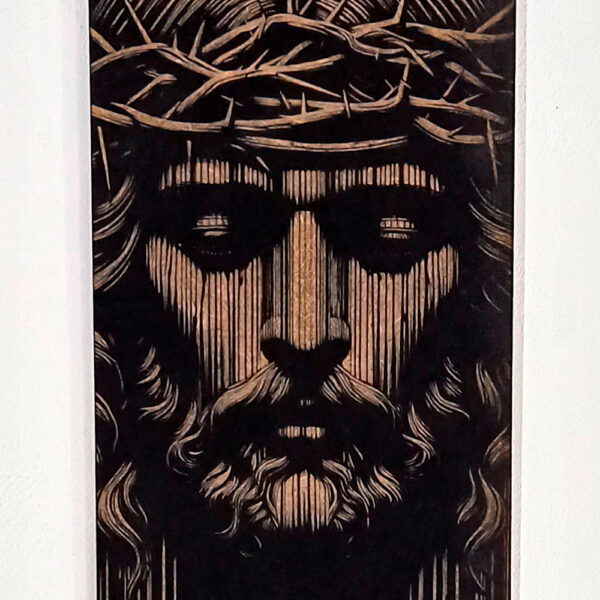 Plaquinha Quadro Religioso de Jesus - Imagem 3