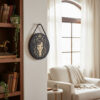 Placa Decorativa Redonda em Madeira - Cavalo - Imagem 4
